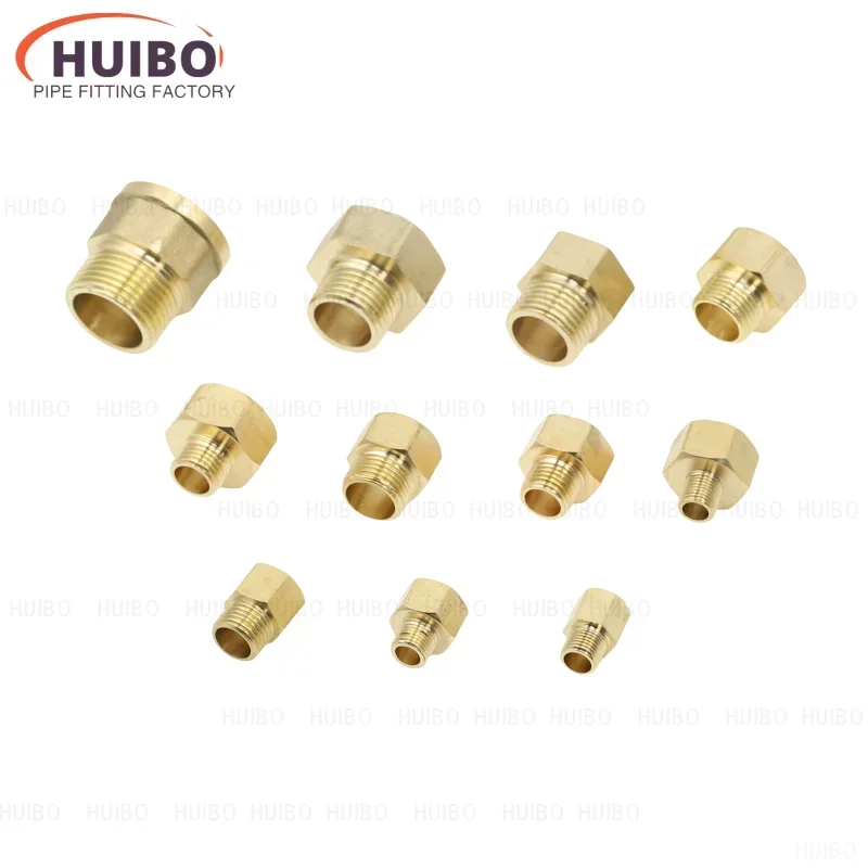 1PCS Male to Female Thread Brass Pipe Connectors Brass Coupler Adapter Threaded Fitting 1/8