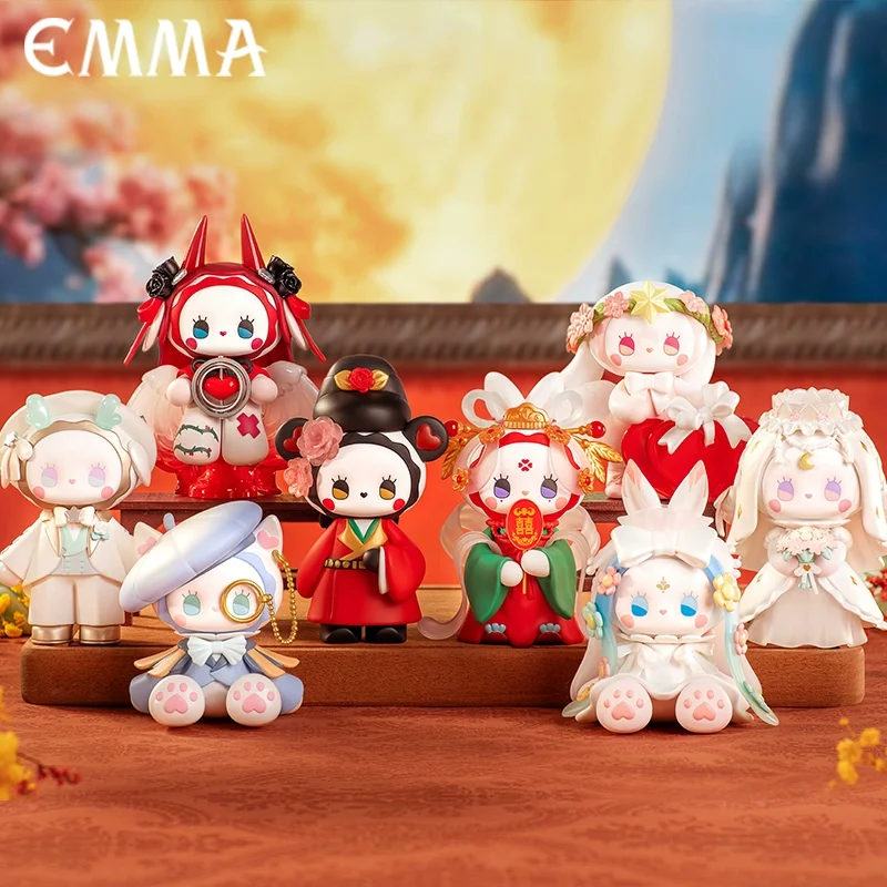 Emma floresta secreta série amada caixa cega caixa misteriosa brinquedos figuras de anime coletar modelo surpresa casamento presentes do dia dos namorados