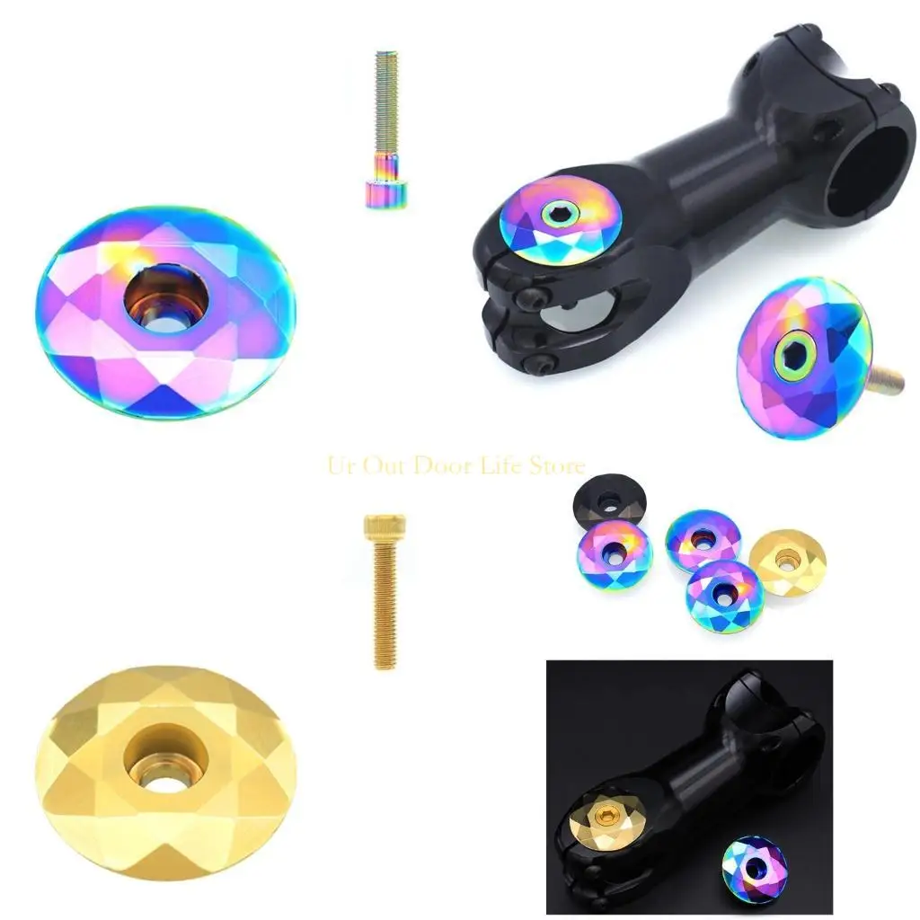 

77UF для верхней крышки выноса велосипеда из титанового стального сплава с защитной крышкой для гарнитуры с винтом