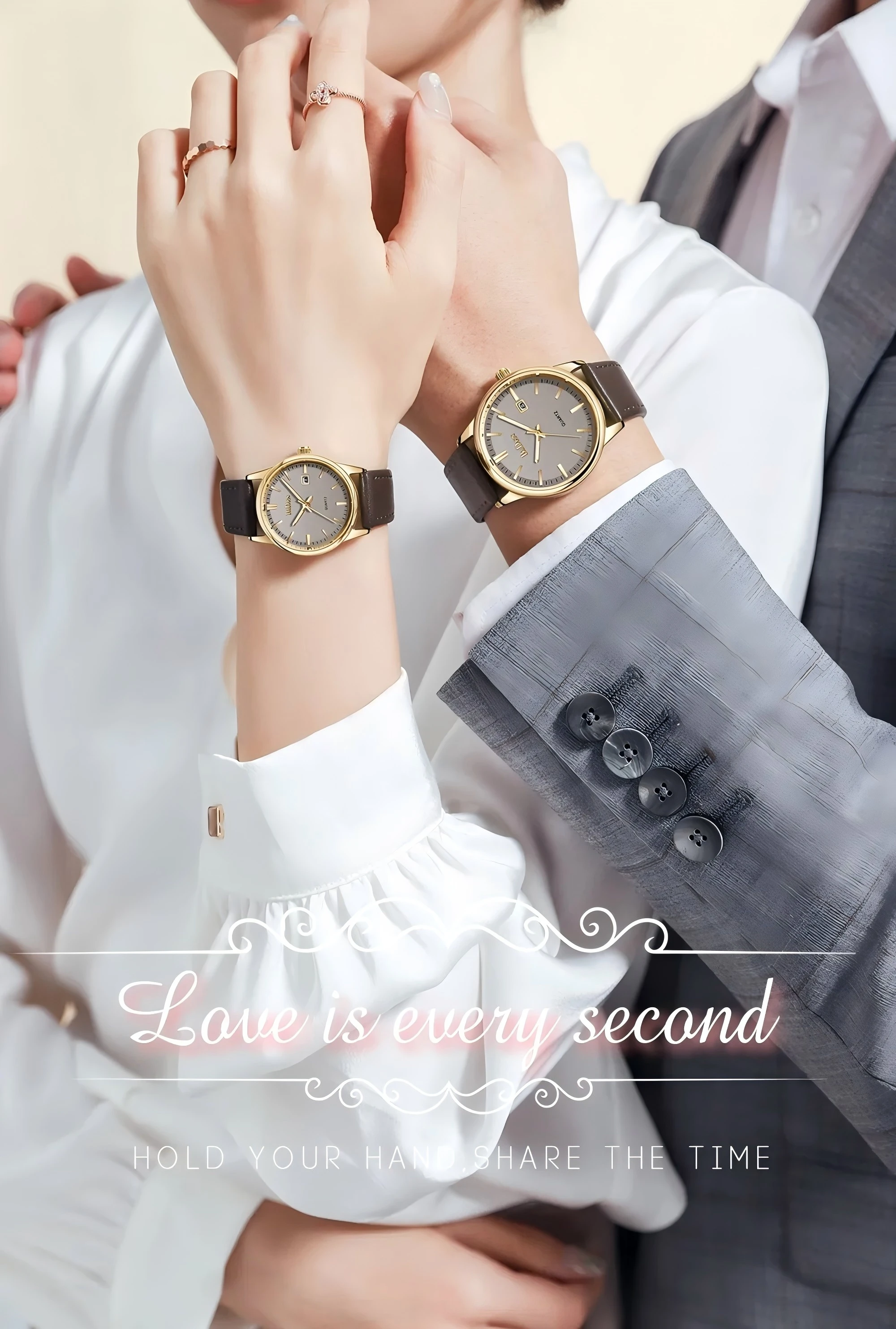 

Fashion dark brown leather watch Men Military Sports Men's Quartz watch casual waterproof date Relojes para hombres y mujeres