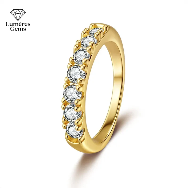 24K AU999 Gold Moissanite 0.7CT Women'S Ring, Niche Cold-Design - Minimalist Classic, Luxury High-End, Uncommon Essential