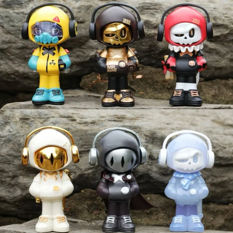 

Новая коллекционная фигурка Mr.Bone Mini 2 Generation Times Travel Series Blind Box: трендовая анимационная персонажная фигурка для рабочего стола, подарок, игрушка