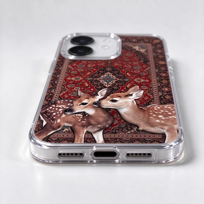 Vintage Rug Deer Phone Case For Xiaomi Redmi 15 Note 17 14 13 12 11S 12S 13C 14C 15C A7 Pro A5 A3 Note15 Pro Plus Cover - view 6