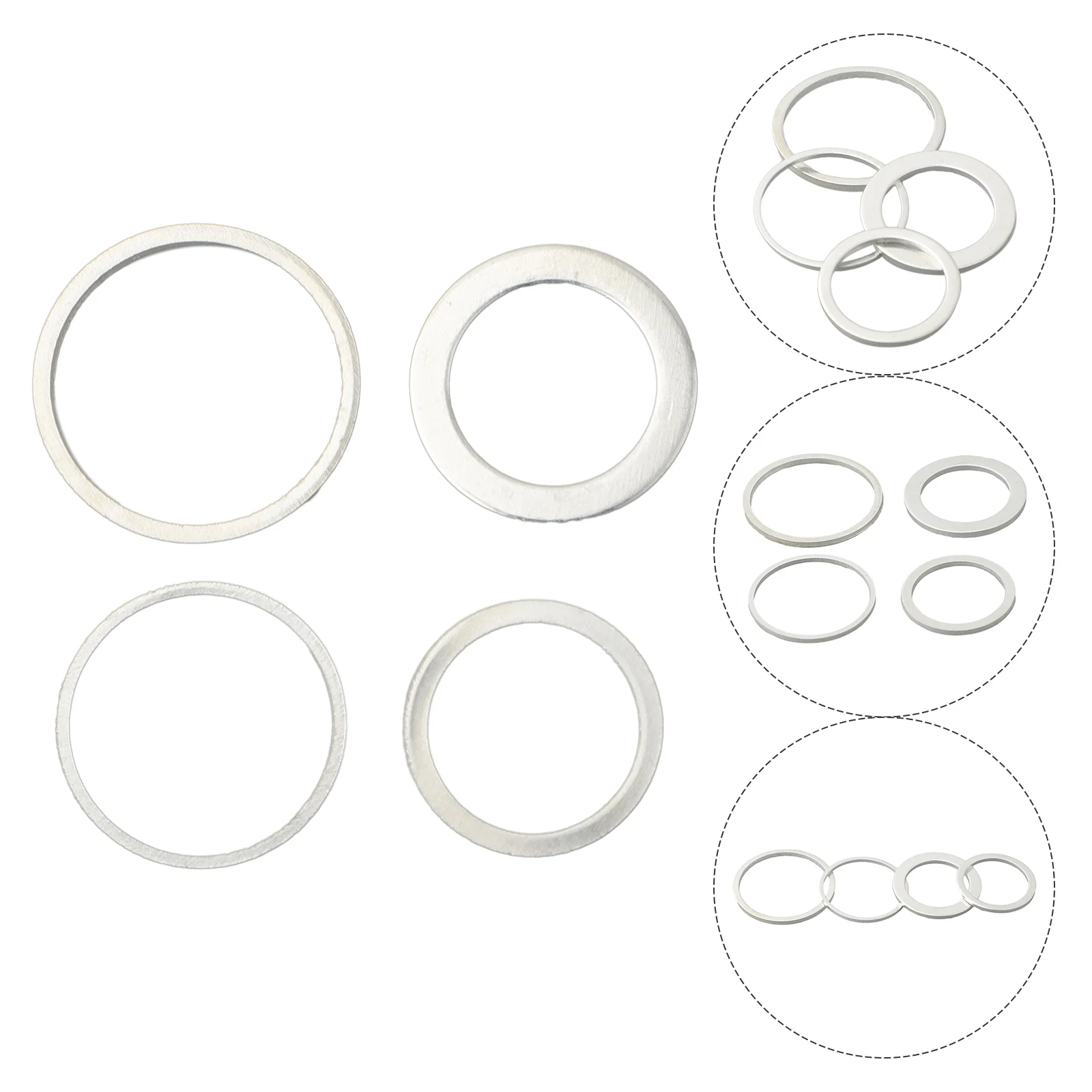 4Pcs Set Circular Saw Ring For Circular Saw Blade Reduction Ring Conversion Ring Cutting Disc Aperture Gasket Inner Hole Adapter
