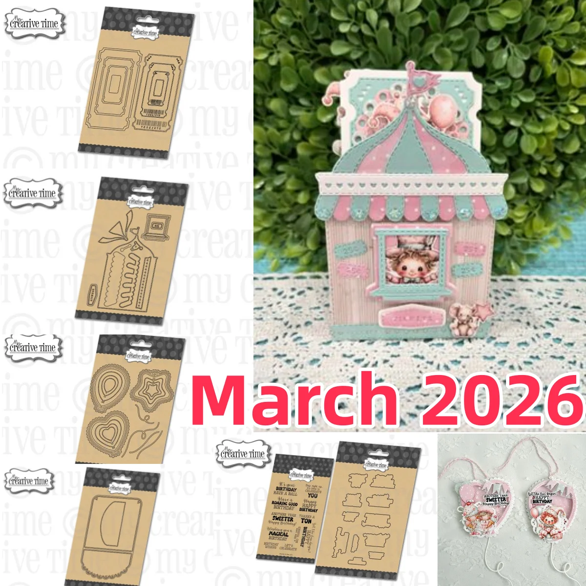 March 2026 Scallop Topper Shaker Scallop Balloon Ticket Booth Metal Cutting Dies Clear Stamps For DIY Decorating Scrapbook Card