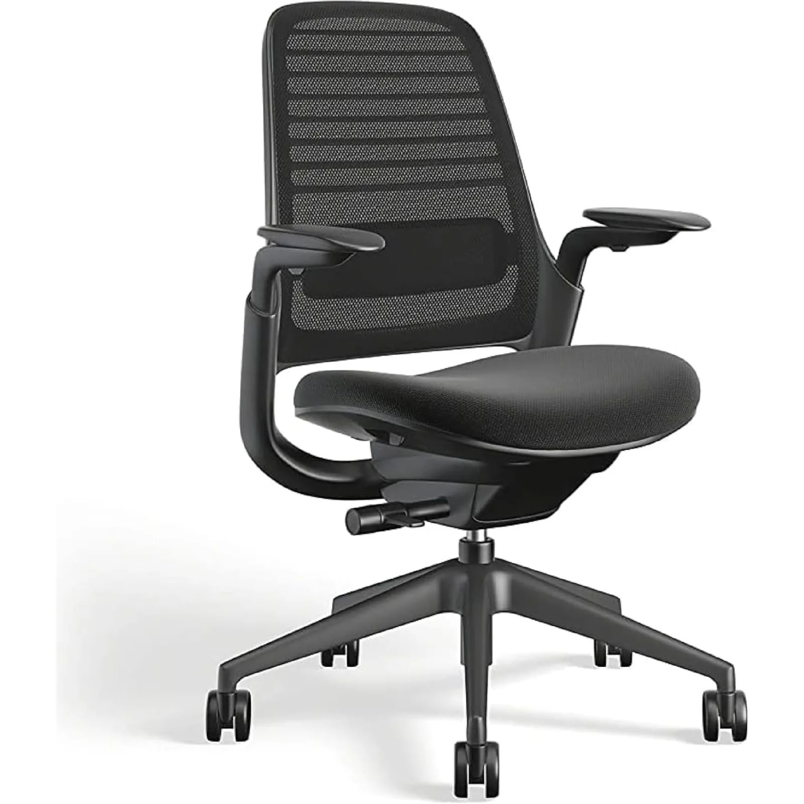 US Series 1 Office Chair - Ergonomic Work Chair with Wheels for Carpet - Helps Support Productivity - Weight-Activated