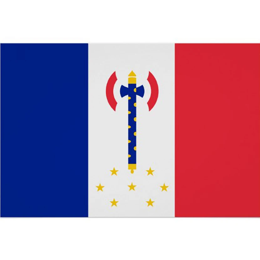 90*150cm vichy france flag for decoration