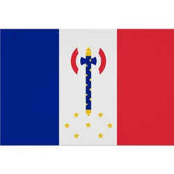 90*150cm  vichy france flag for decoration