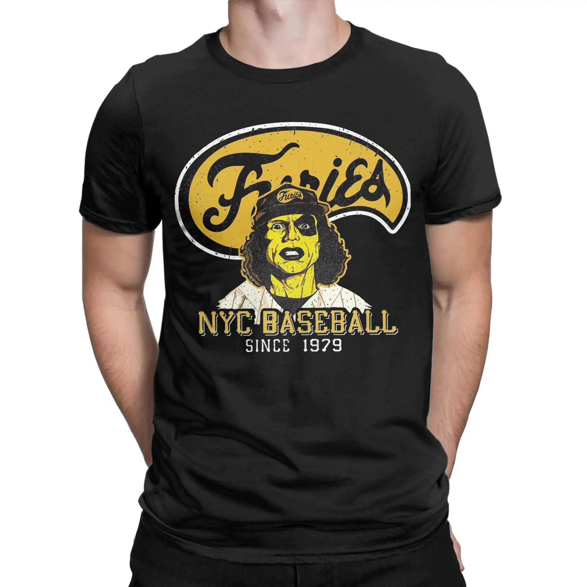 The Warriors Movie T-Shirt Unisex 100%Cotton Clothing Novelty The Baseball Furies Round Neck Short Sleeve