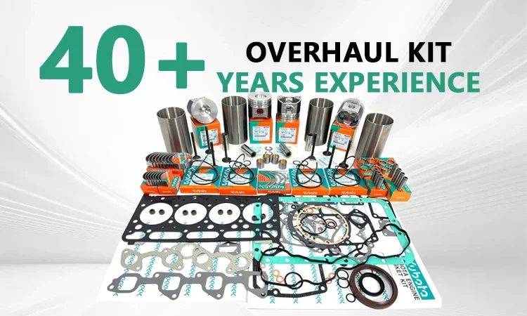 Overhaul Repair kit V1305 V1505 V2203 V2403 V2607 D1105 D1703 V3300 V3600 V3800 Engine Overhaul Rebuild Kits For Kubota