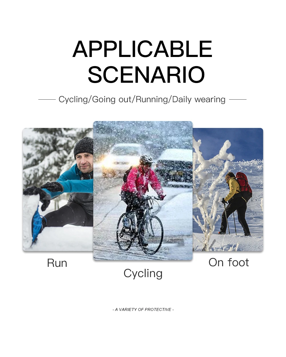 1 Pairs Winter Gloves Mens Touchscreen Non-Slip Unisex Waterproof Windproof Warm Cycling Cold Gloves Fashion Zipper Sports Glove