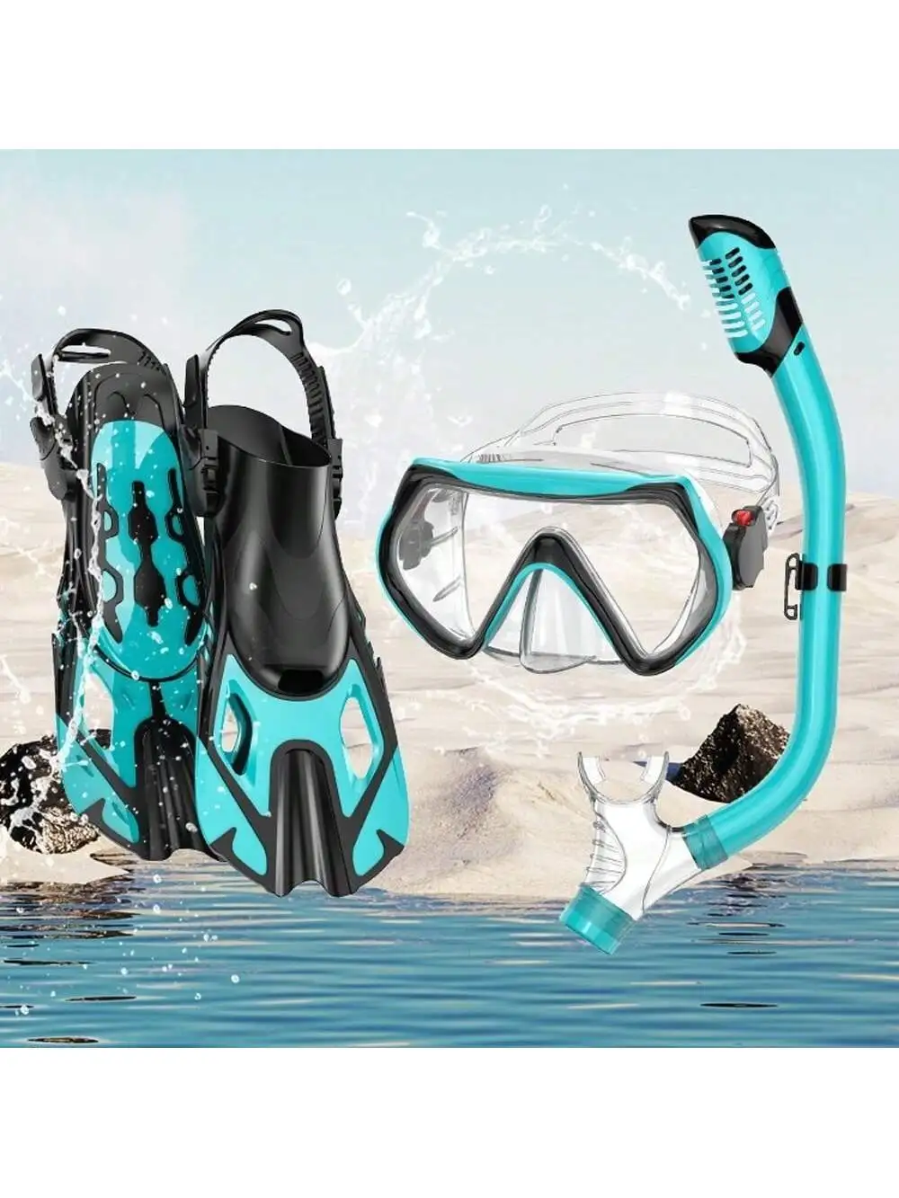 

Маска для снорклинга из трех частей, водонепроницаемые очки для дайвинга, очки для плавания для взрослых, для подводного плавания, снорклинга, фридайвинга, для продвинутых пользователей.