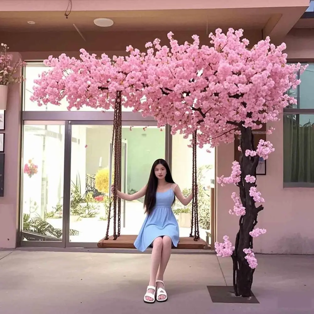 

Artificial Cherry Blossom Tree for Indoor & Outdoor Use, Home, Office, Party, and Wedding Decor, 120x100cm