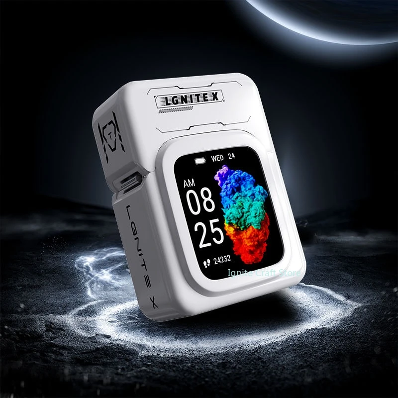 New Bluetooth Smart Electronic Touch Screen Lighter, High-End Smart Lighter, Cigarette Accessories, Men's Gift