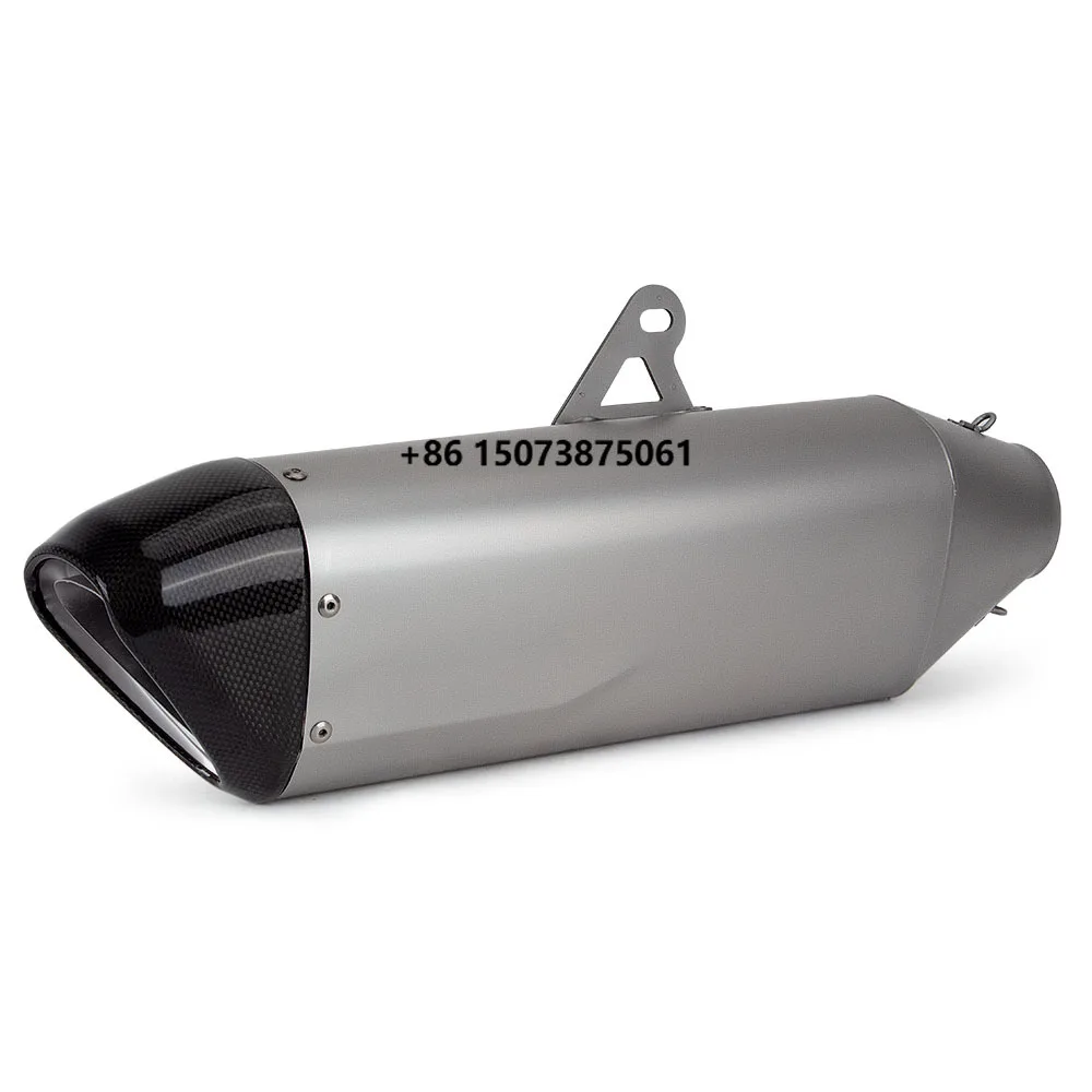 Motorcycle Exhaust Modify Universal 60mm Escape Muffler with DB Killer for GSXR1000 R1M MT09 ZX10R CBR1000RR TIGER900 RSV4 800NK