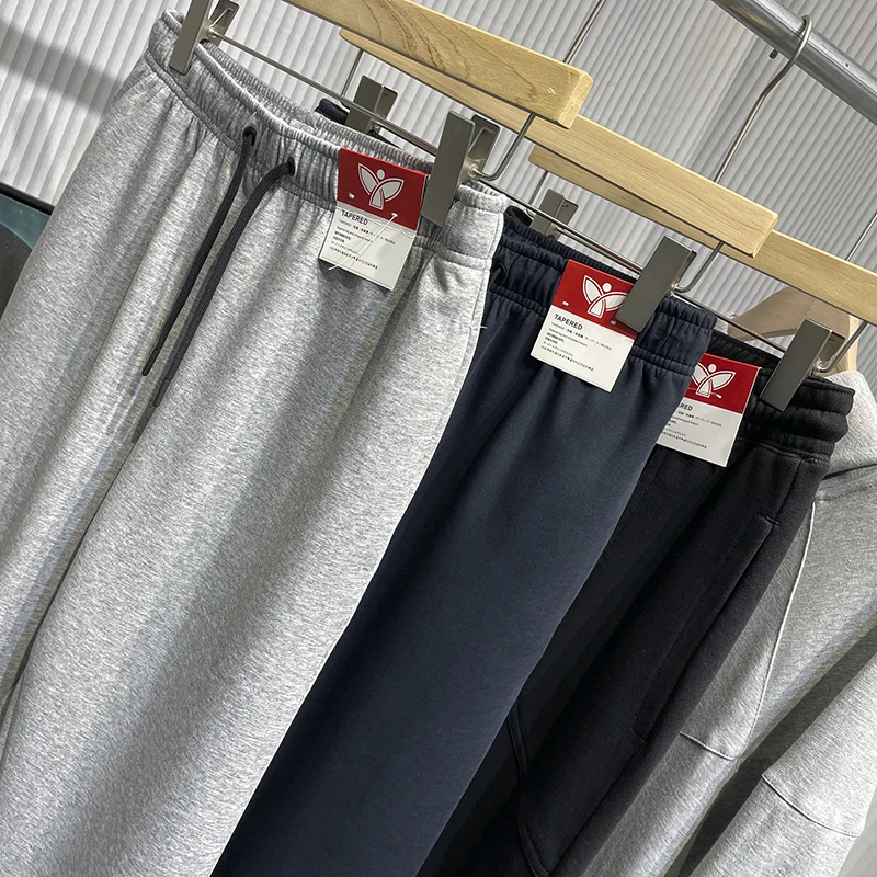 

Cloud Cotton Lightweight Breathable Sports Pants Spring Summer Thin Knitted Elastic Dstring Loose Men Casual Pants