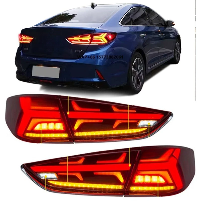 

Car LED Taillight DRL Signal Lights Rear Bumper Reflector Tail Light Brake Lamp for Sonata 9th 2018 2019