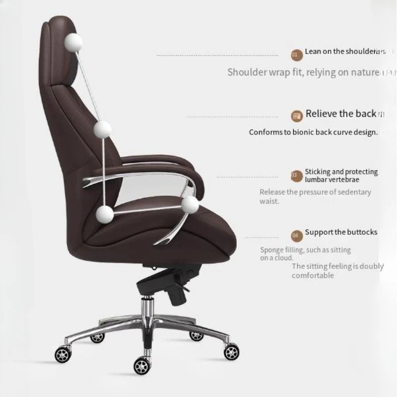 -*Relax Design Office Chair Support Normal Italian Comfy Mobile Office Chair Lazy Room Modern Cadeira Para Escritorio Furniture