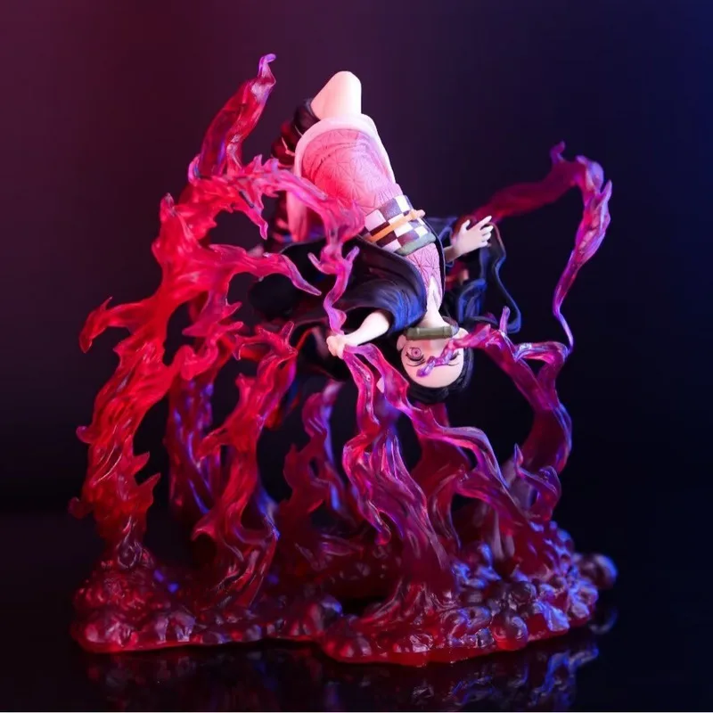 Demon Slayer Anime Figure Kamado Nezuko Cos Hashibira Inosuke Beauty Girl Statue Pvc Action Figurine Collection Model Toy Gift