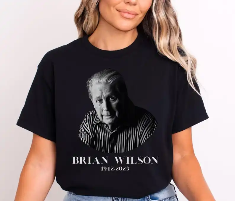 RIP Brian Wilson, Brian Wilson 1942-2025 T-Shirt, Rememberance Shirt, Rest in Peace Shirt, Commemorative Shirt, Tribute Tee