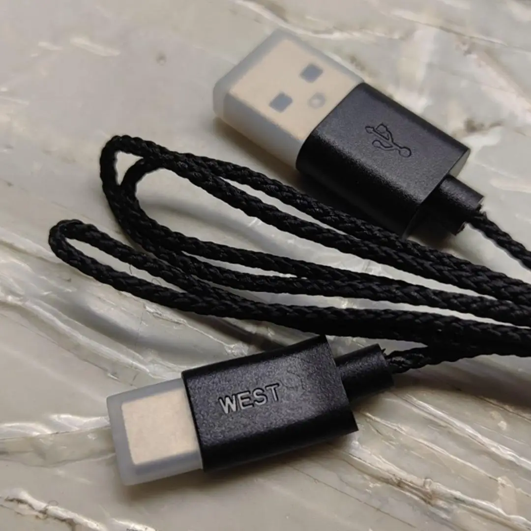 West Lab Ultra-Thin Mouse Parachute Line Lightweight Mouse Parachute Line Ultra-Thin Data Line Xicheng Peripherals