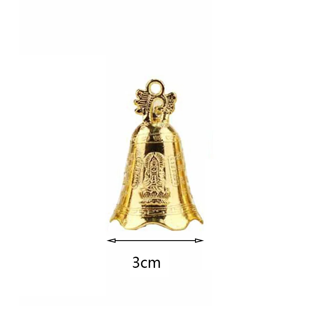 Vintage Metallic Wind Chime Bells with Symbolic Significance; Great Decor Addition to Living Spaces or Outdoor Areas
