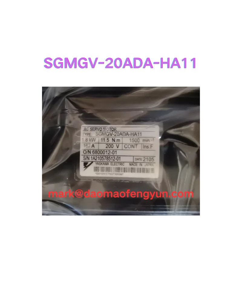 

SGMGV-20ADA-HA11 New Servo Motor