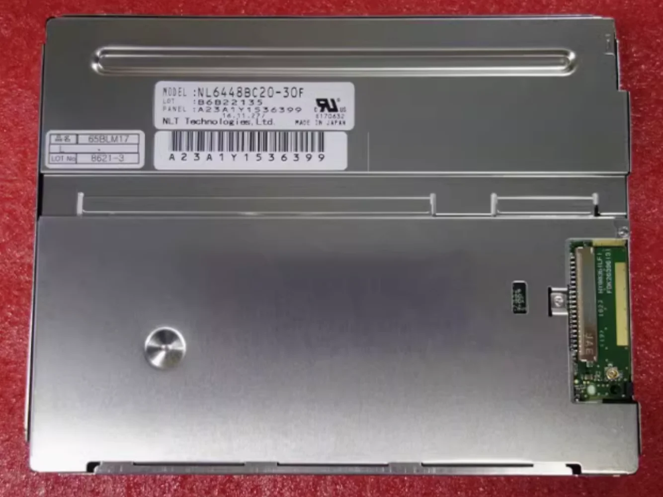 NL6448BC20-30 tela lcd industrial de 6,5 polegadas