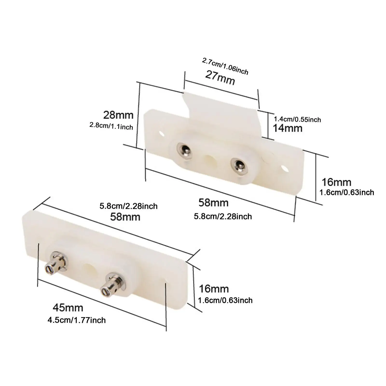 Electrical Lock Tappet Contacts Power Transfer Device Easy to Install Electrical Connectors for Single Door Double Doors