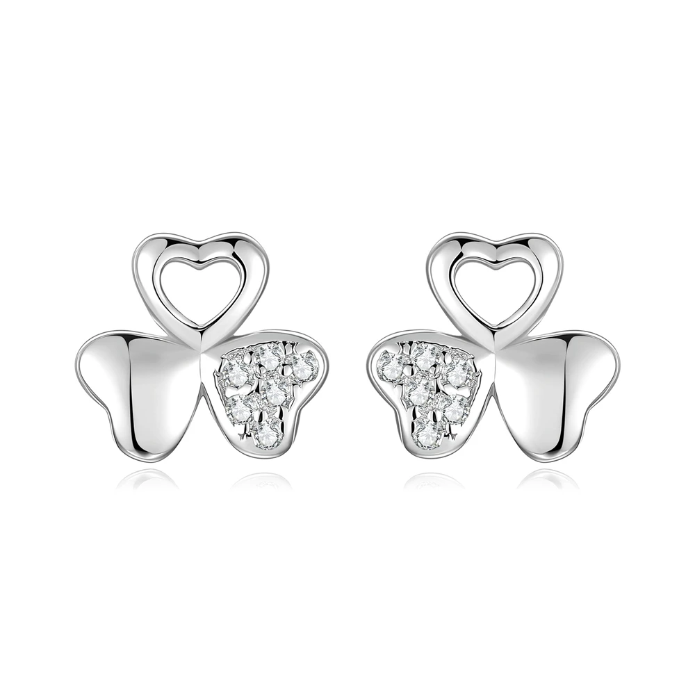 

100%-S925 Sterling Silver Studs D Color VVS1 All Moissanite Earrings for Woman Birthday Anniversary Jewelry Gift