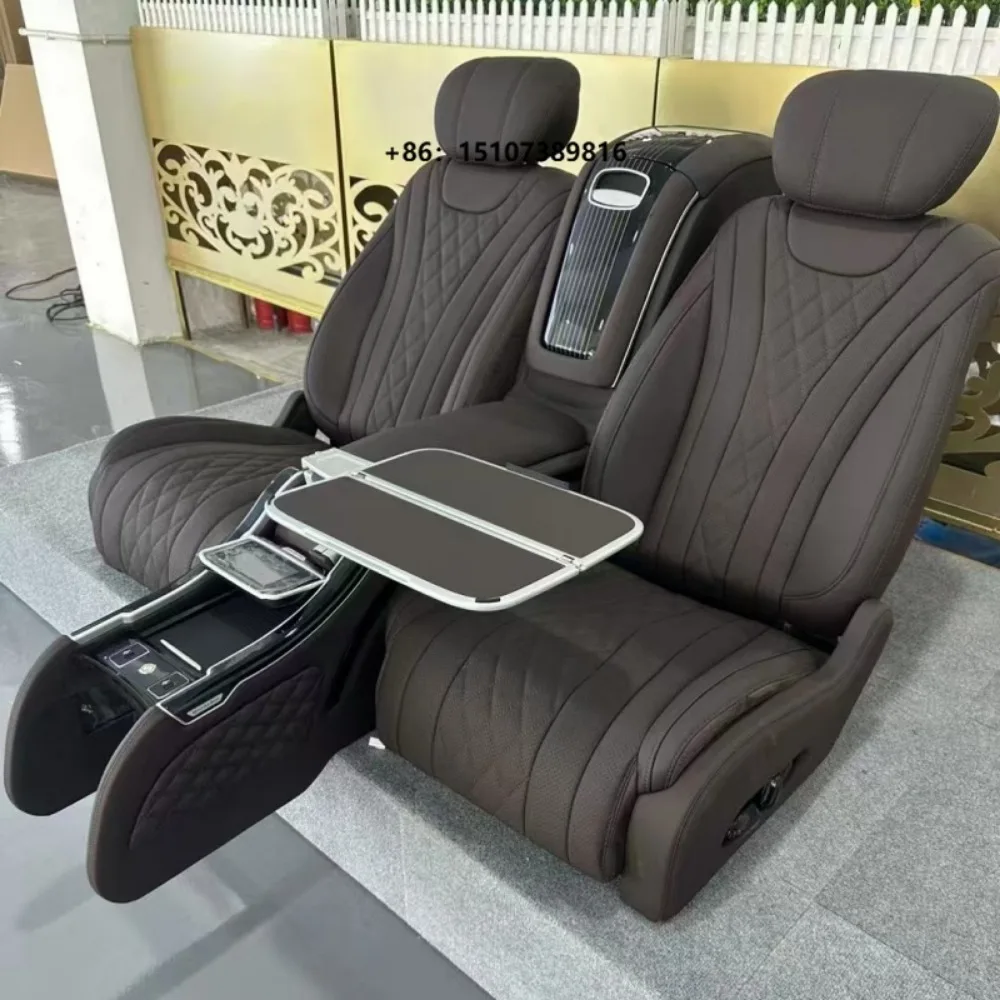Auto Accessories Interior Upgrade Custom Rv Captains Chairs Vip Leather Seats Luxury Van Seat for Gl Vip Passenger Seats