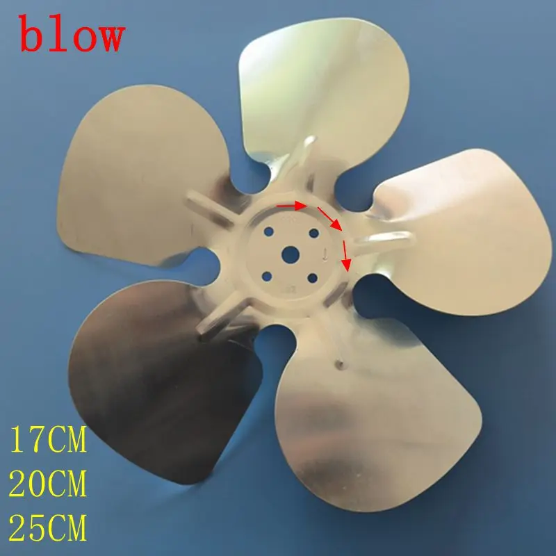 Blow For general home refrigerator cooling Iron fan blade 250/200/170mm heat dissipation fan blade freezer repair spare parts