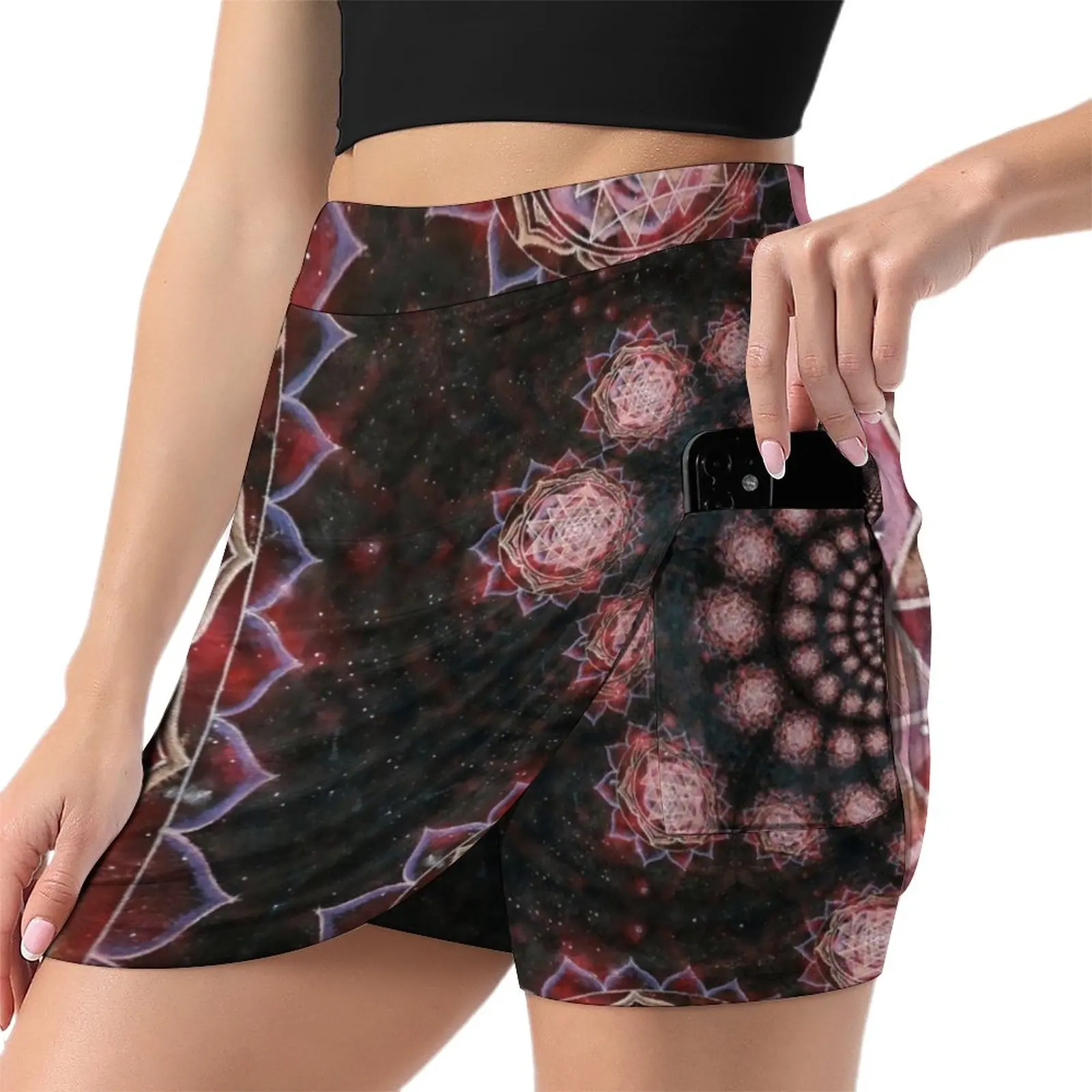 Sacred Fractal Light Proof Trouser Skirt extreme mini dress Clothing female