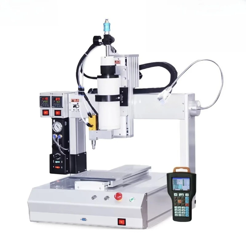 XYZ 3 Axis Benchtop Desktop Automatic Hot Melt Hotmelt Adhesive Automatic Lamp CNC Glue Dispenser Machine Robot Manufacture
