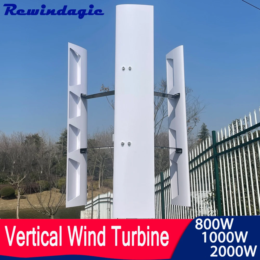 

1kw 2kw 800w Vertical AXIS Permanent Maglev Wind Turbine Generator 12v/24v/48v/96v MPPT Controller Free Energy High Efficiency