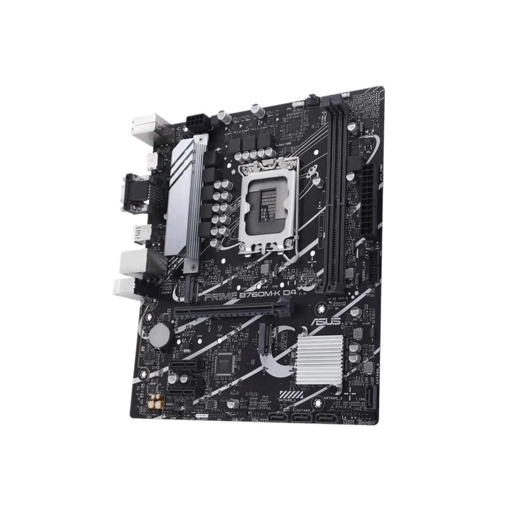 ASUS PRIME B760M-K Motherboard DDR4 Support 12th 13th Gen Intel Core I7 I5 I3 Pentium Celeron LGA 1700 CPU Socket ATX Form Facto - view 4