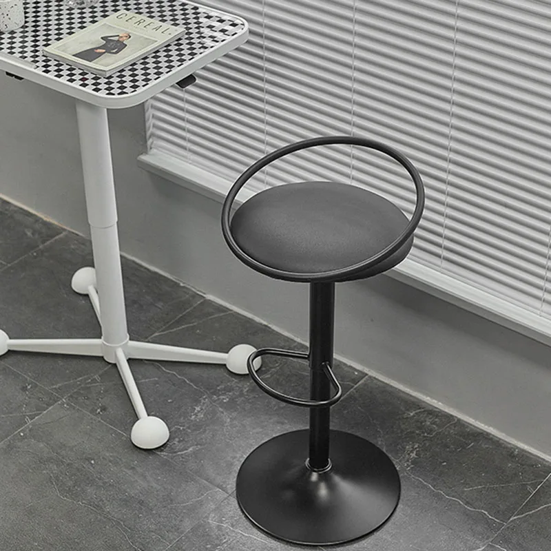 Simple Chairs Inimalistic Italian Style Breakfast Kitchen Adjustable Up Down Stool Adjustable Chaise Longue Salon Furniture