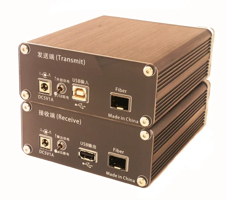 USB2.0 High-speed Fiber Isolator 480M Interface Decoding Digital Broadcast PC HI FI Noise Elimination