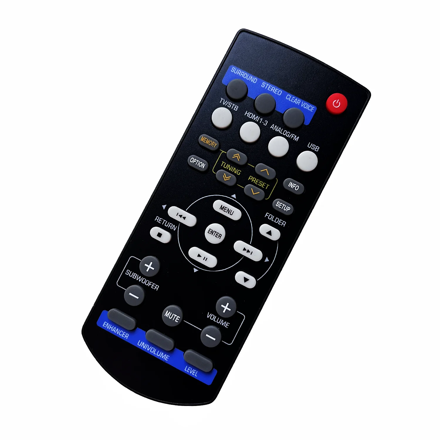 New Remote Control Fit for Yamaha Soundbar SR-301 NS-BR301 NSBR301 YHTS401YHTS401BL FSR50-WY57780 FSR50WY57780