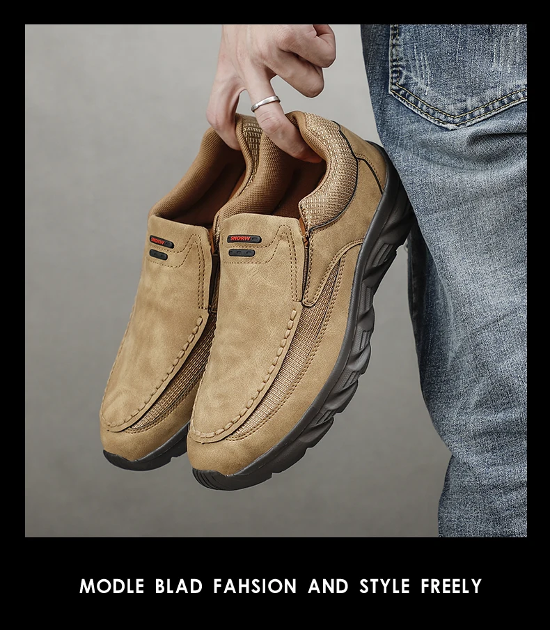 Männer Turnschuhe Licht Faulenzer Slip auf Casual Schuhe für Männer Bequeme Luxus Marke Männlichen Business Schuh Fahren Schuhe – Detail 16