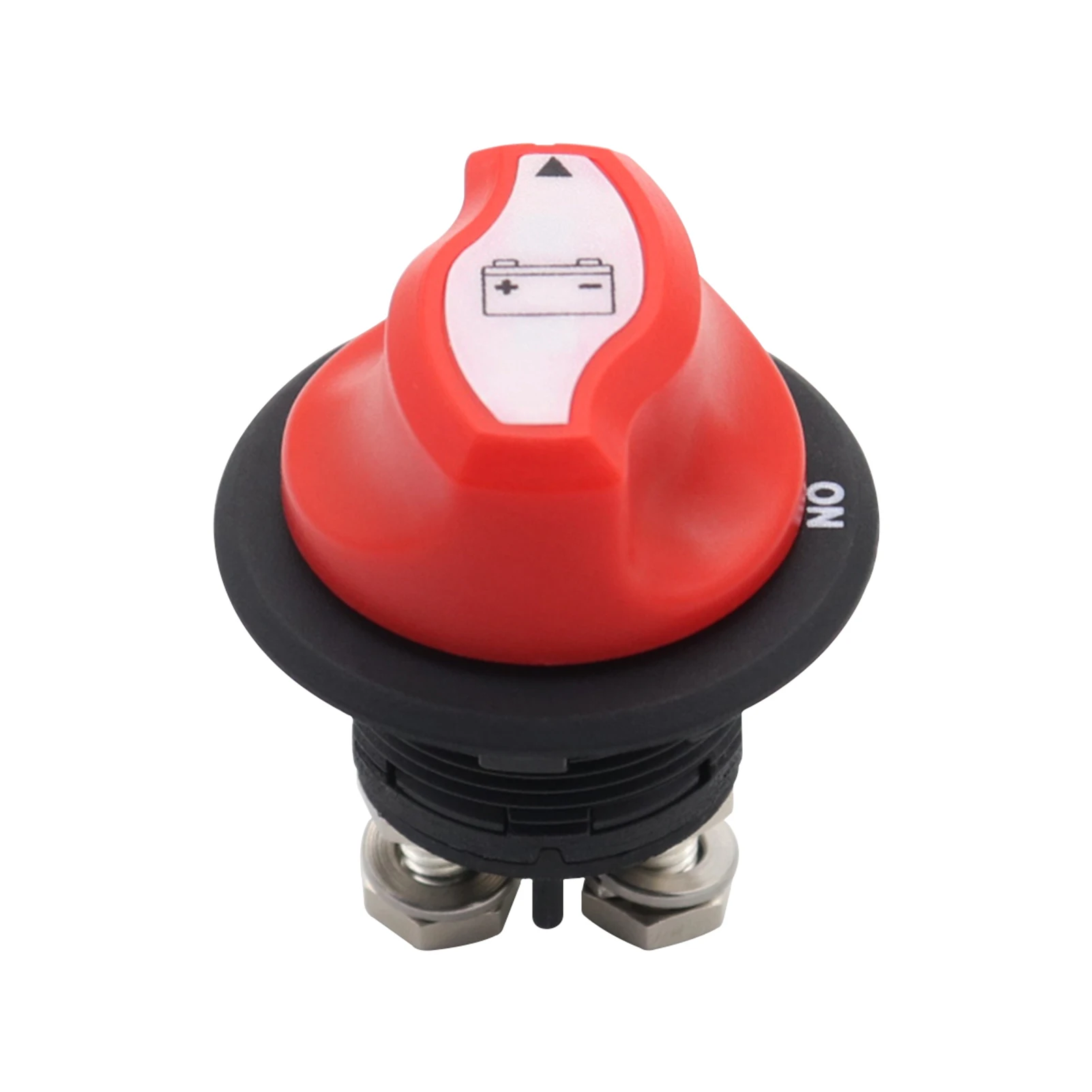 

Battery Switch 150A 32V ABS Red Black M6 Terminal Post 29mm Hole Size 57.65*45mm Battery Disconnect Master Power Cut-Off Switch