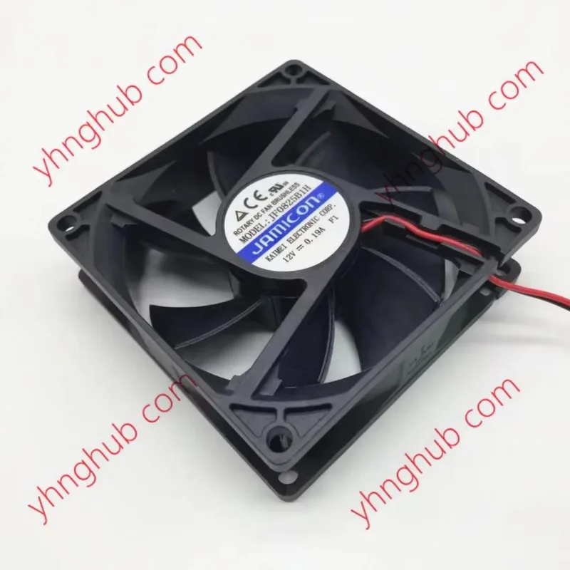 

Jamicon JF0825B1H-R DC 12V 0.19A 80x80x25mm 2-Wire Cooling Fan