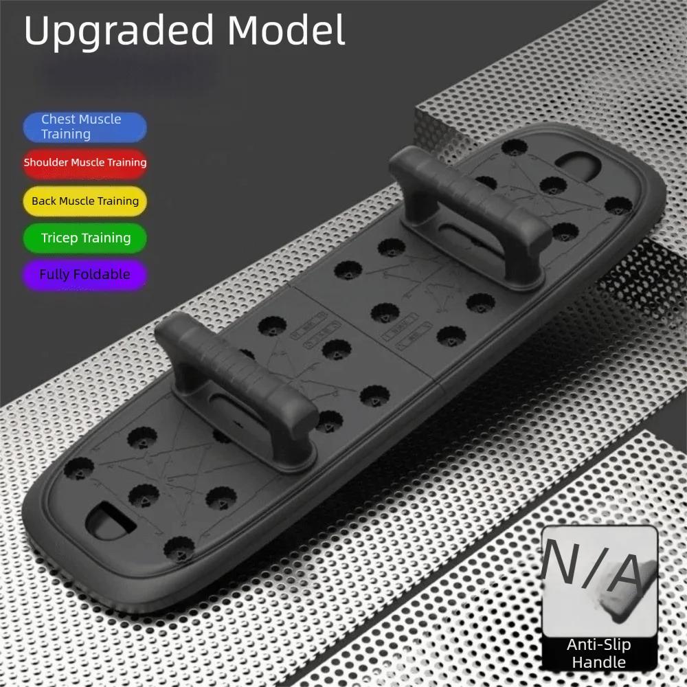 With Handles Push-Up Board Portable Non-Slip Push-Up Stands Strength Training Foldable Push Up Board Home Use