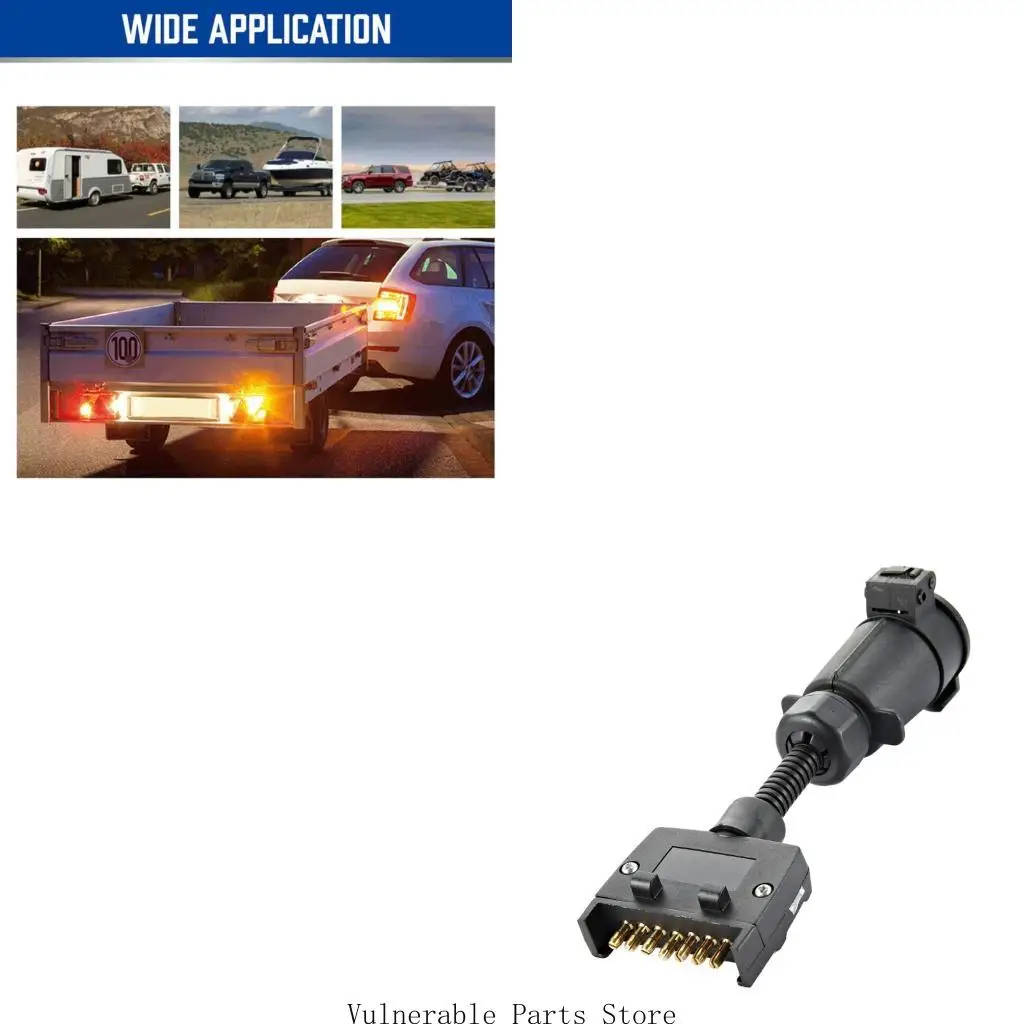 

D0uc Высокопрочее прицепы ABS установите Universal 7 -Way Trailer Connector для транспортного автомобиля Транспортировка