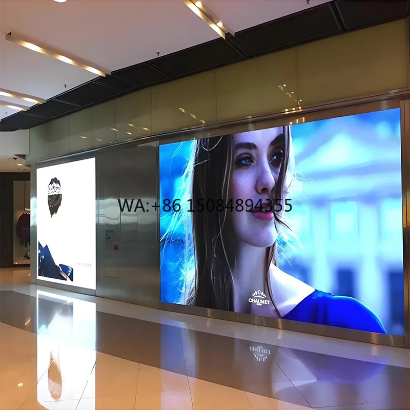 Indoor SMD P1.86/P2.0/P2.5/P3.0/P4.0 Full Color HDR LED Advertising Screen for Shopping Mall Airport Promotional Display