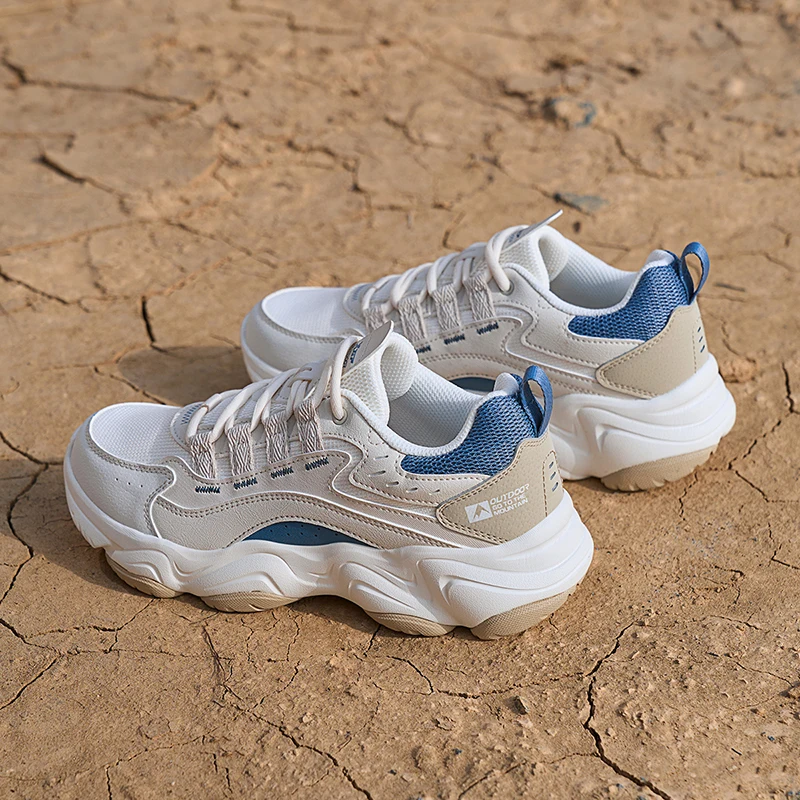 Xtep Lan 2.0 Outdoor Shoes For Women 2024 Spring Stability Athletic Shoes Jogging Breathable Sneakers 976118170013