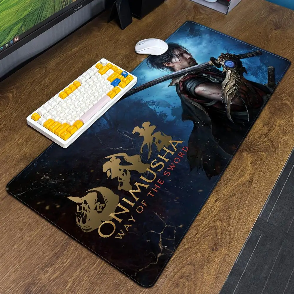 لوحة ماوس O-Onimusha Way of the Sword XXL ملحقات الكمبيوتر لوحة مفاتيح كبيرة لطاولة الكمبيوتر المحمول المنتج الجديد لألعاب الألعاب