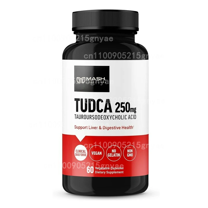 

TUDCA Supplement 2400MG, Bile Salt Complex for Liver and Gallbladder Cleaning, Anti-aging, Digestive Health 60 Capsules