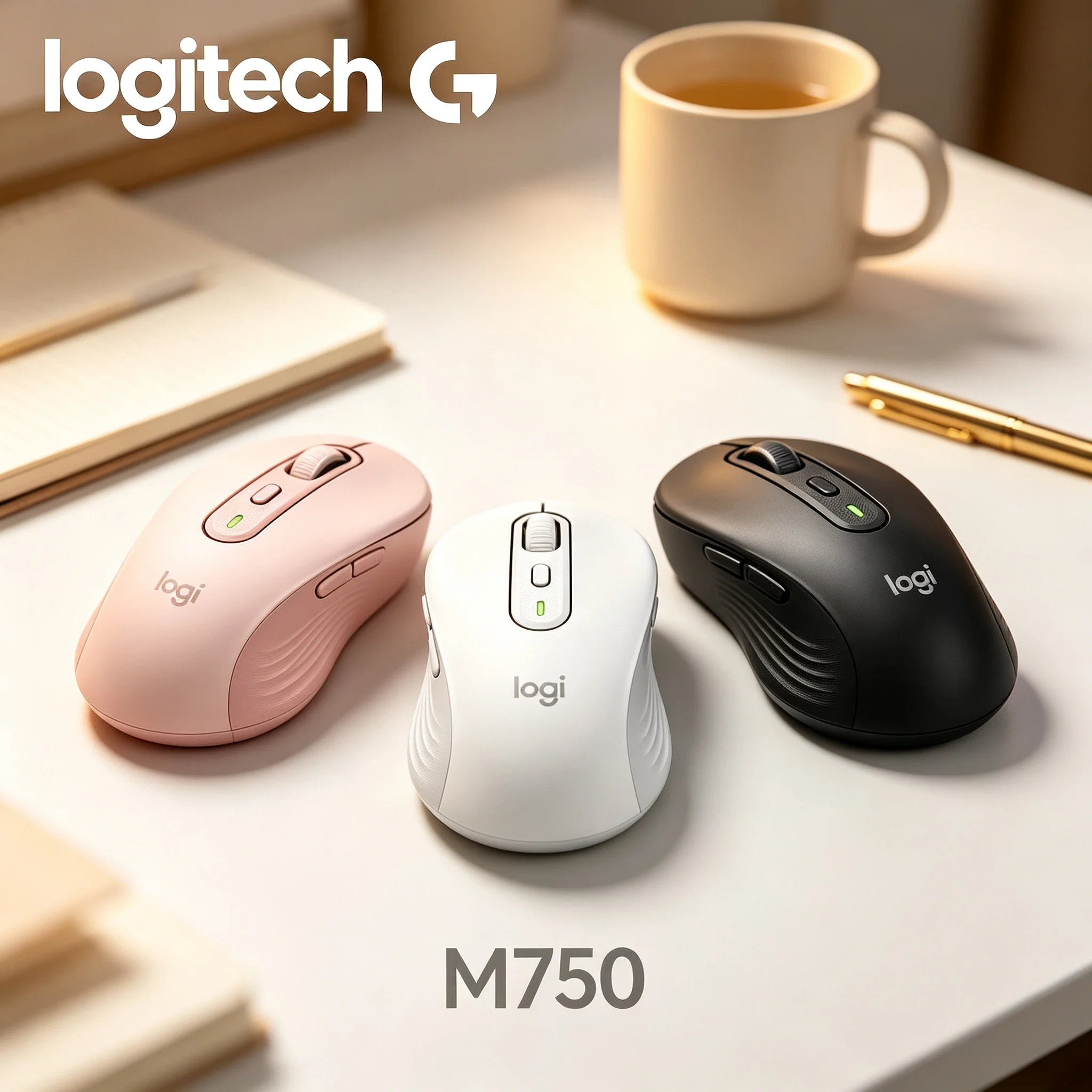Logitech M750 Comfort Silent Wireless Mice Soft Click Experience For Casual PUBG Gaming And Long Contract Office Review Work