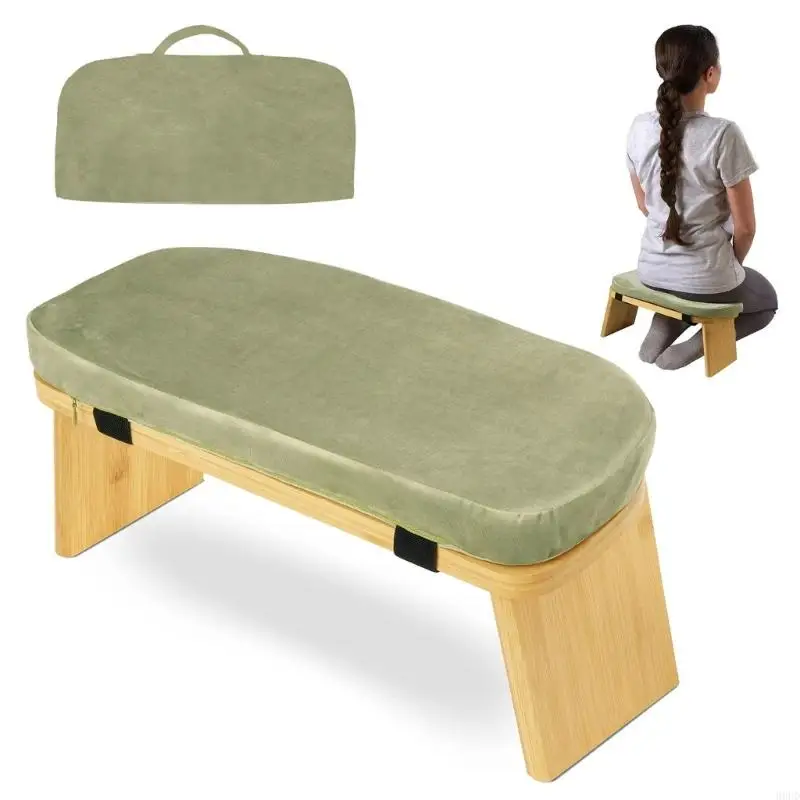 

Pliable Reflection Stool For Stretching And Mindfulness With Ergonomic Plans Stalk Substance Soft Pillow Included Carry Bag 69HD